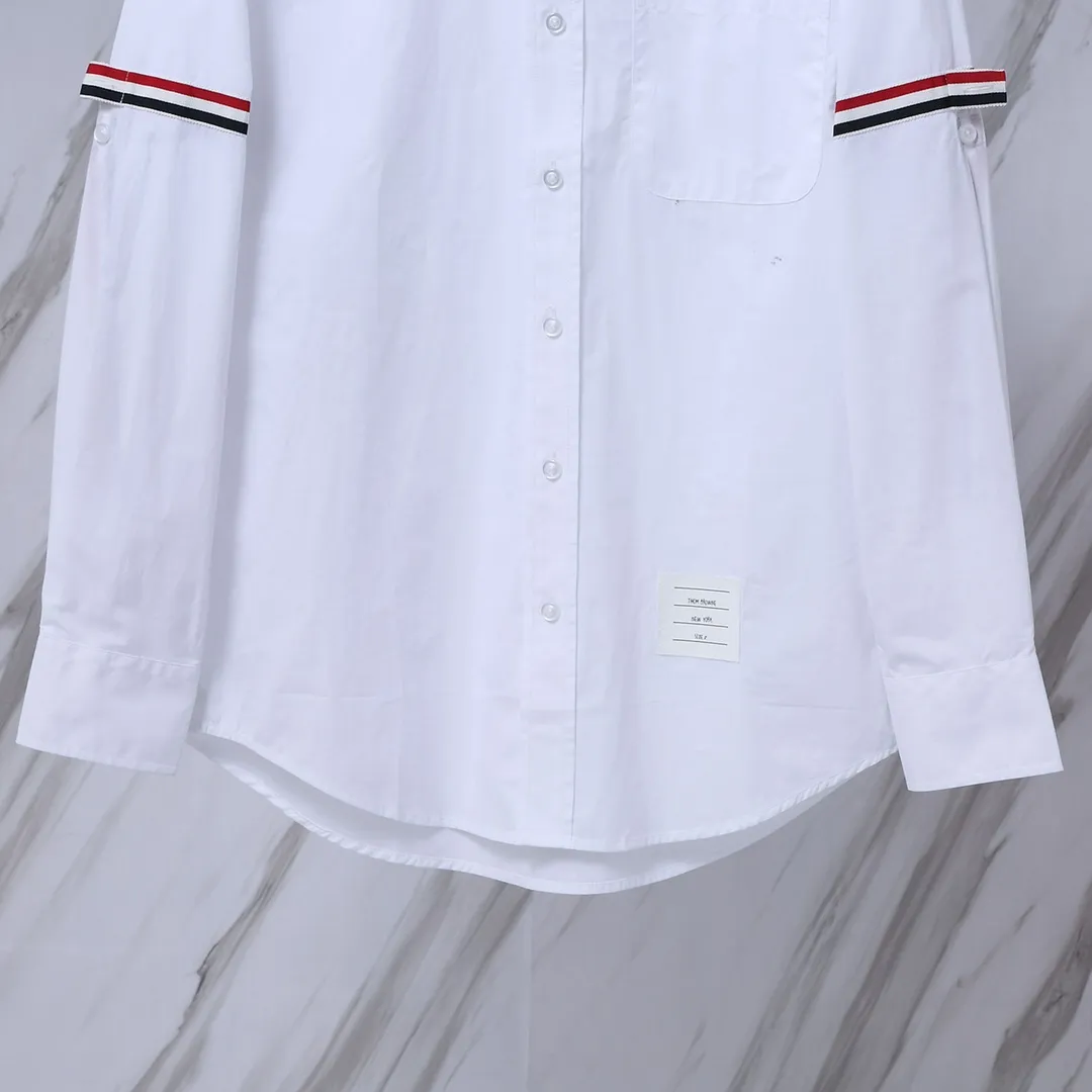 ：811 （TBNew Arrival Classic ） THOM BROWNE .TB Same Style 80 Breathable Same Style Authentic ：White Size：0/1/2/3/4
